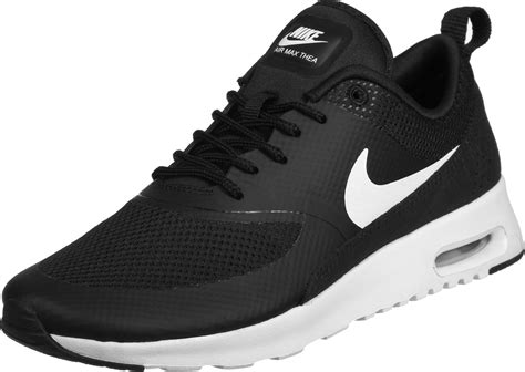 nike air max thea men's black and white